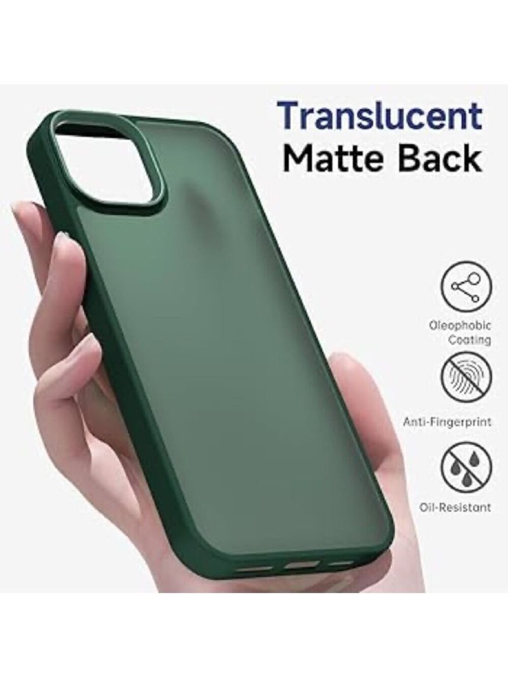 Green Matte iPhone 14 Pro Max Case